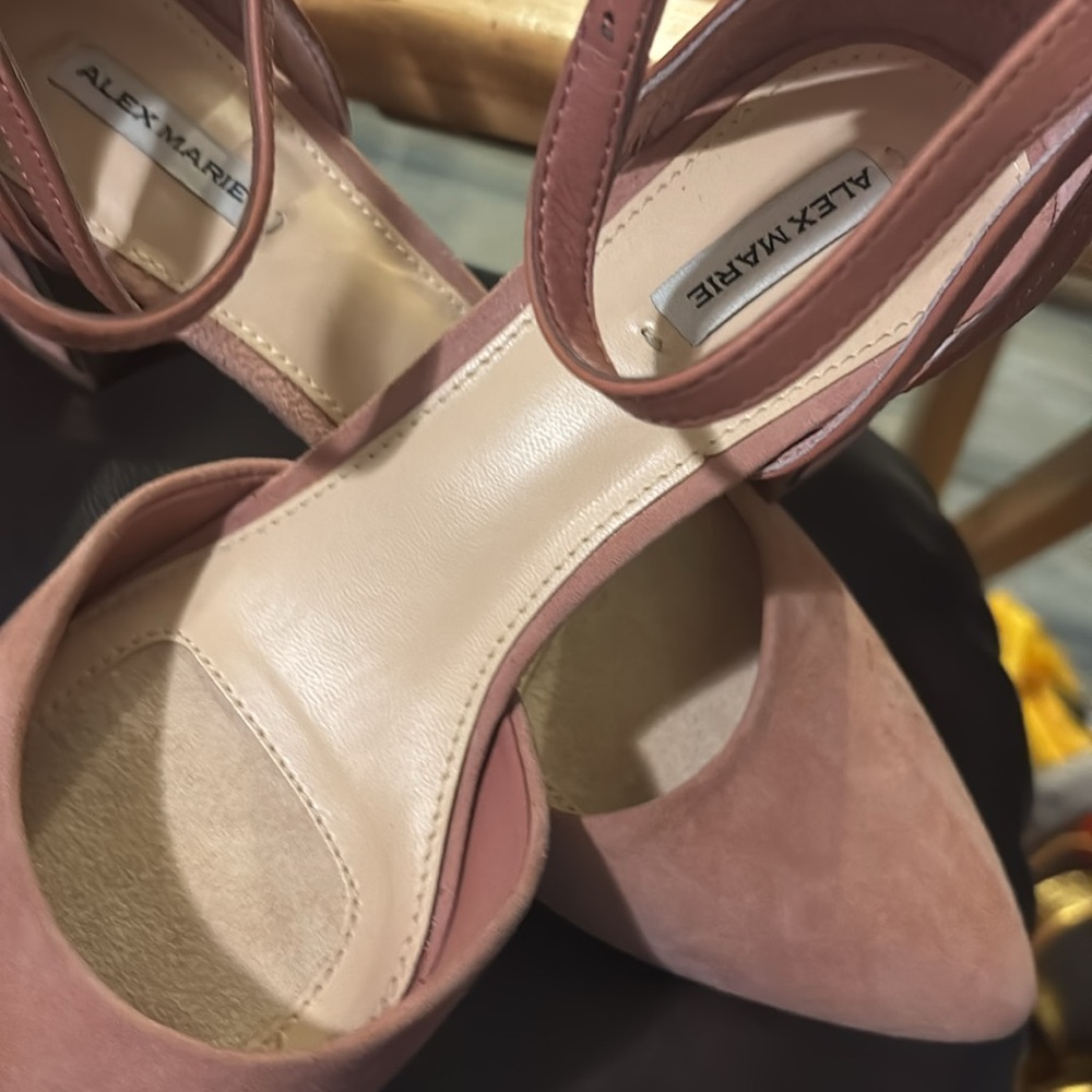 Alex Marie Blush Ankle Strap Heels - 3” heels, No tag, like new - Picture 6 of 9